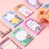 8PCS Adorable Cartoon Girl 80 Pages Post-it Notes Portable Notebooks School Student Kids Cute Stationery Gift