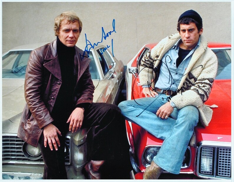 STARSKY AND HUTCH Cast Signed Photo Poster painting X2 David Soul, Paul Michael Glaser 11x 14 wcoa