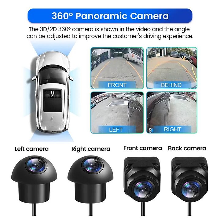 Auto 360&deg; Panaramic Kameras Sony HD 1080P UHD Bird View Kamera f&uuml;r Android Radio Multimedia Player
