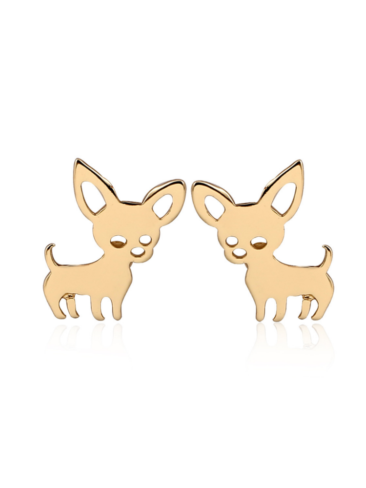 Cute Chihuahua Dog Lover Earrings wearshes