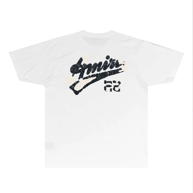 Amiri T Shirt Fashion Brand Short Sleeve T-shirt Shirt