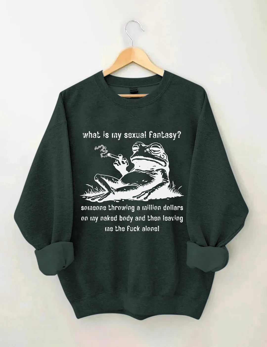 Funny Frog Graphic Sweatshirt