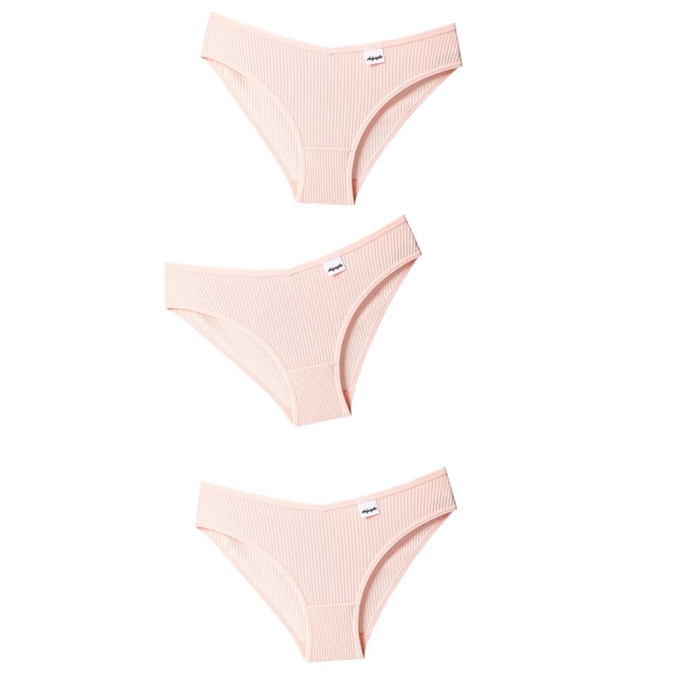 3Pcs Letter Cotton Panties Women S-2XL Lady Underpants Girls Briefs Fashion Cotton Underwear Soft Panty Female Lingerie New 2020