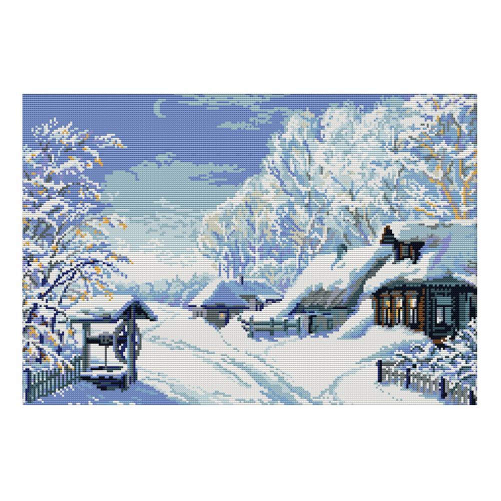 

Midwinter Festival - 14CT Stamped Cross Stitch - 50*36cm, 501 Original