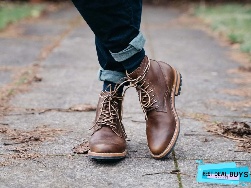 Cow Split Leather Men Boots Comfortable Boots Men Footwear Rubber Ankle Boots Men's Shoes