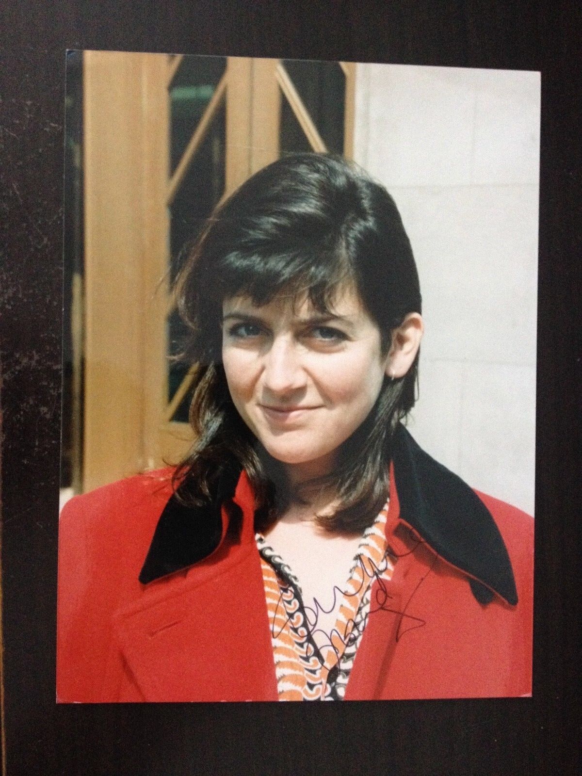 EMMA FREUD - BRITISH BROADCASTER - EXCELLENT SIGNED COLOUR Photo Poster paintingGRAPH