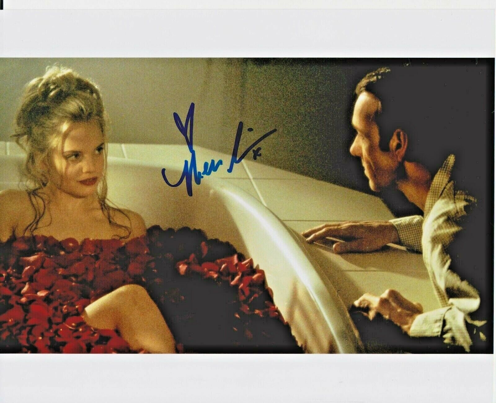 Mena Suvari American Beauty 3 Original Autographed 8x10 Photo Poster painting