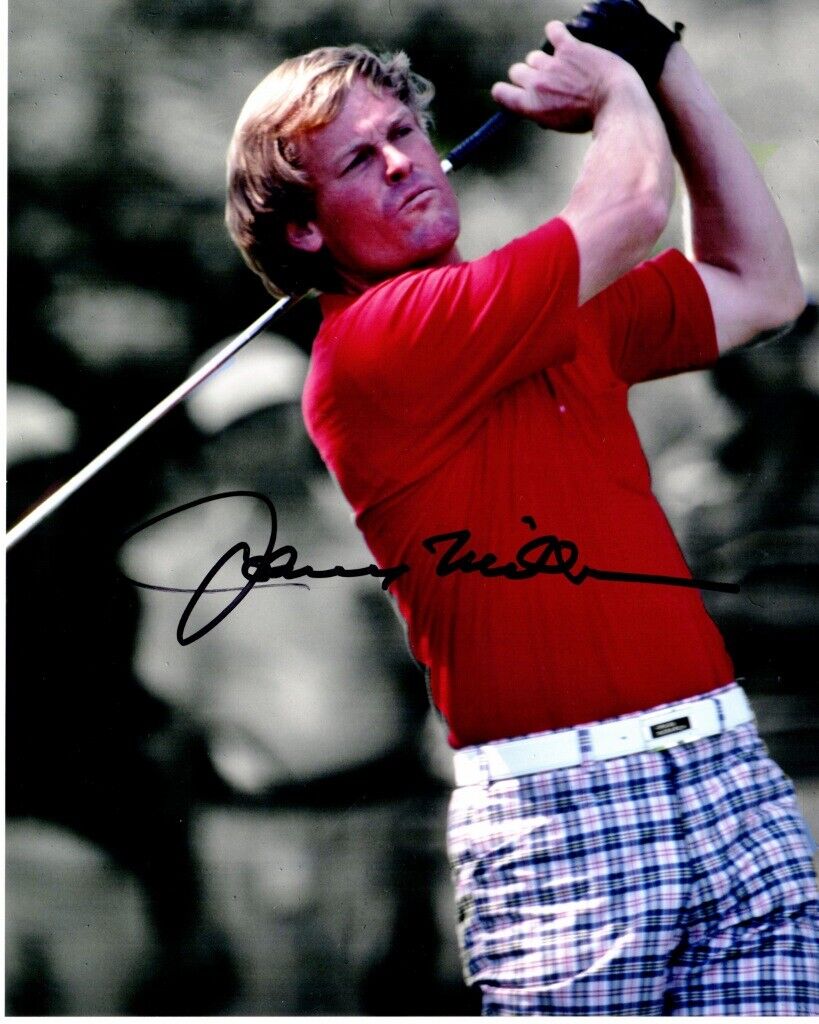 Johnny Miller Signed - Autographed Golf 8x10 inch Photo Poster painting with Certificate