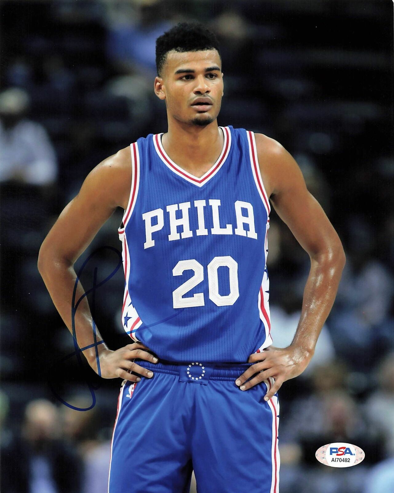 Timothe Luwawu-Cabarrot signed 8x10 Photo Poster painting PSA/DNA Philadelphia 76ers Autographed