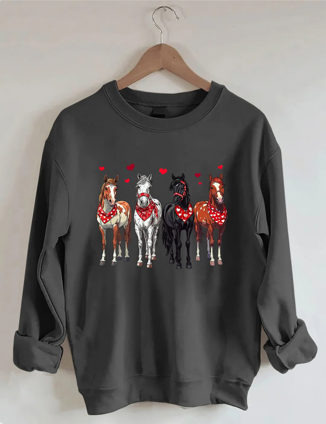 Valentine Horse Sweatshirt