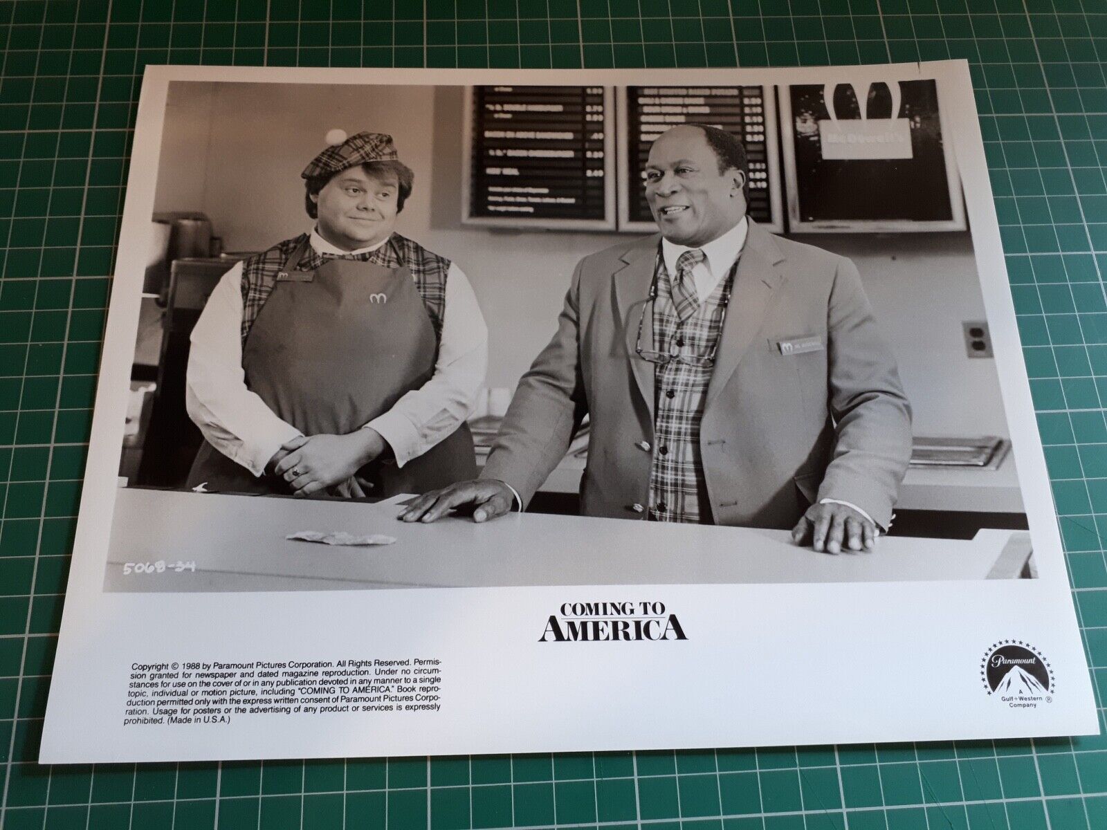 Coming to America original press Photo Poster paintinggraph Eddie Murphy James Earl Jones X