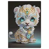 5D Diamond Mosaic Notebook 50 Pages DIY Partial Special Shaped Drill Journal A5 Chinese Zodiac Notebook Kit