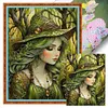 (Multi-Style) Witch-14CT Stamped Cross Stitch 40*53cm/15.75*20.87in tapestrymarket