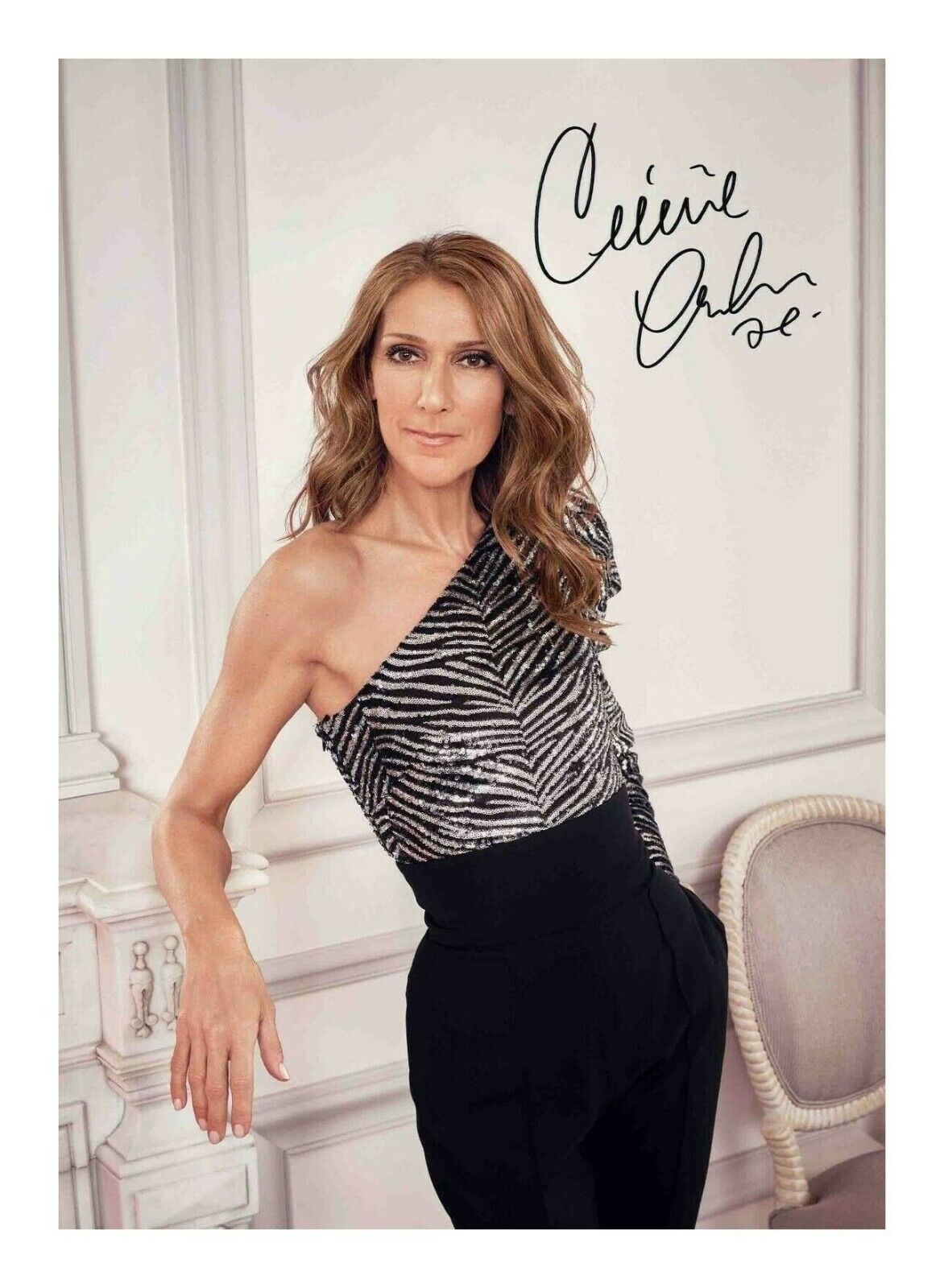 CELINE DION AUTOGRAPH SIGNED PP Photo Poster painting POSTER