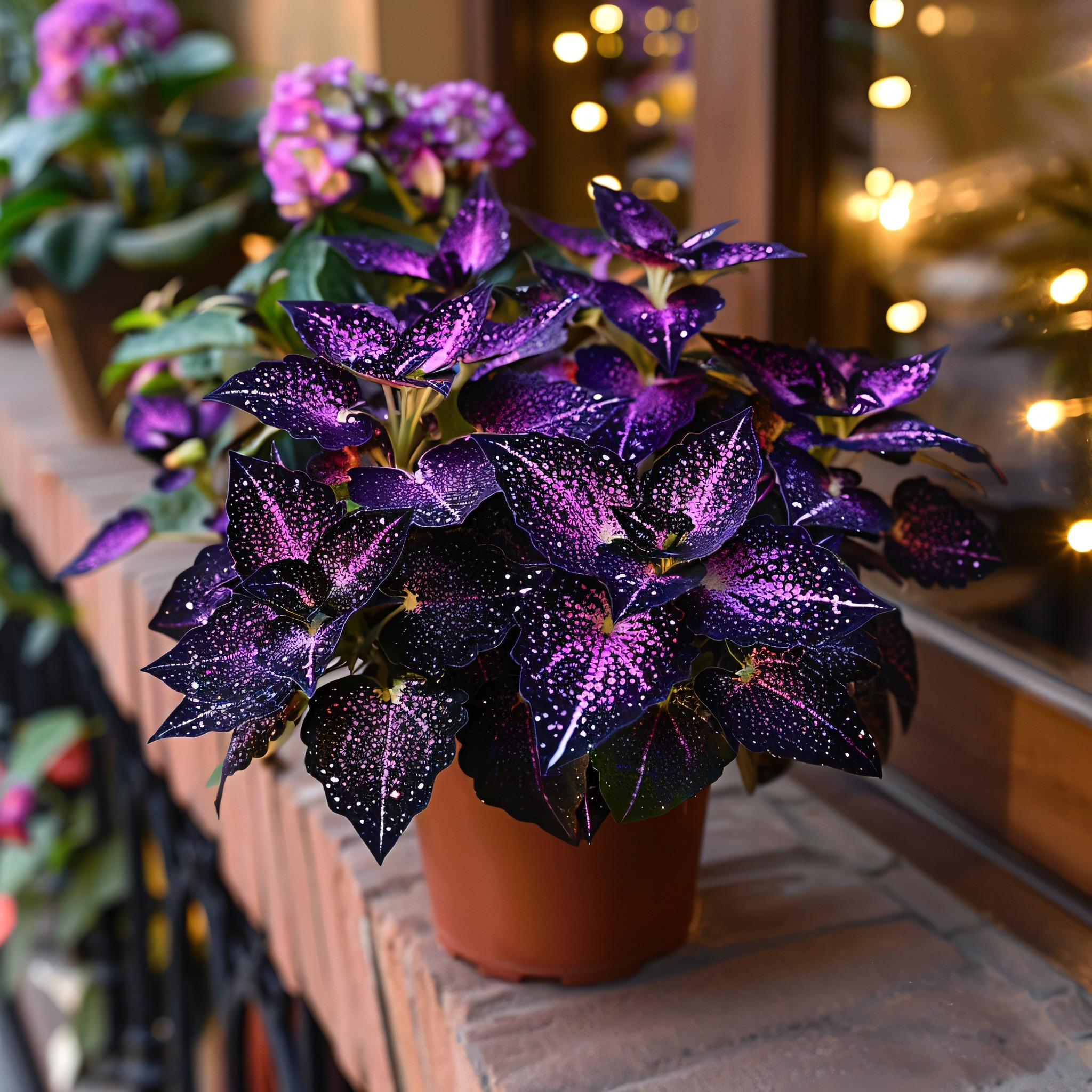 Rare Galaxy Polka Dot Begonia🌌☘️ - Interior Design, Foliage Plants ✨🏘️