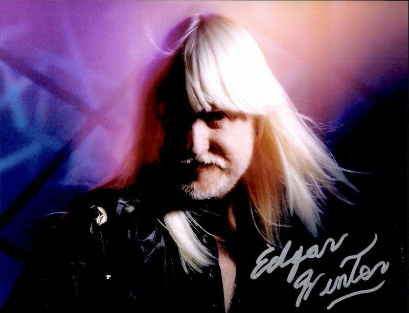 Edgar Winter Ringo Star Band Authentic signed 8x10 Photo Poster painting |CERT Autographed A17