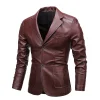 Men's 2022 Winter New Versatile Leather Jackets