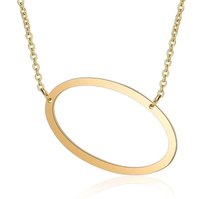 Stainless Steel Fashion Polishing Letter Necklace