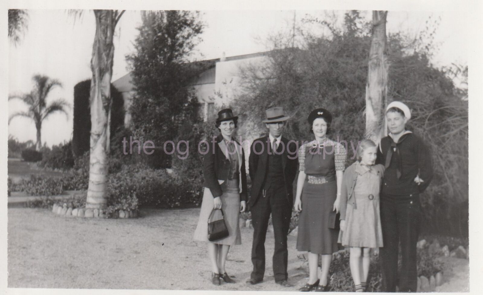 SAILOR SON + Family FOUND Photo Poster paintingGRAPH bwVintage Original 85 26 X