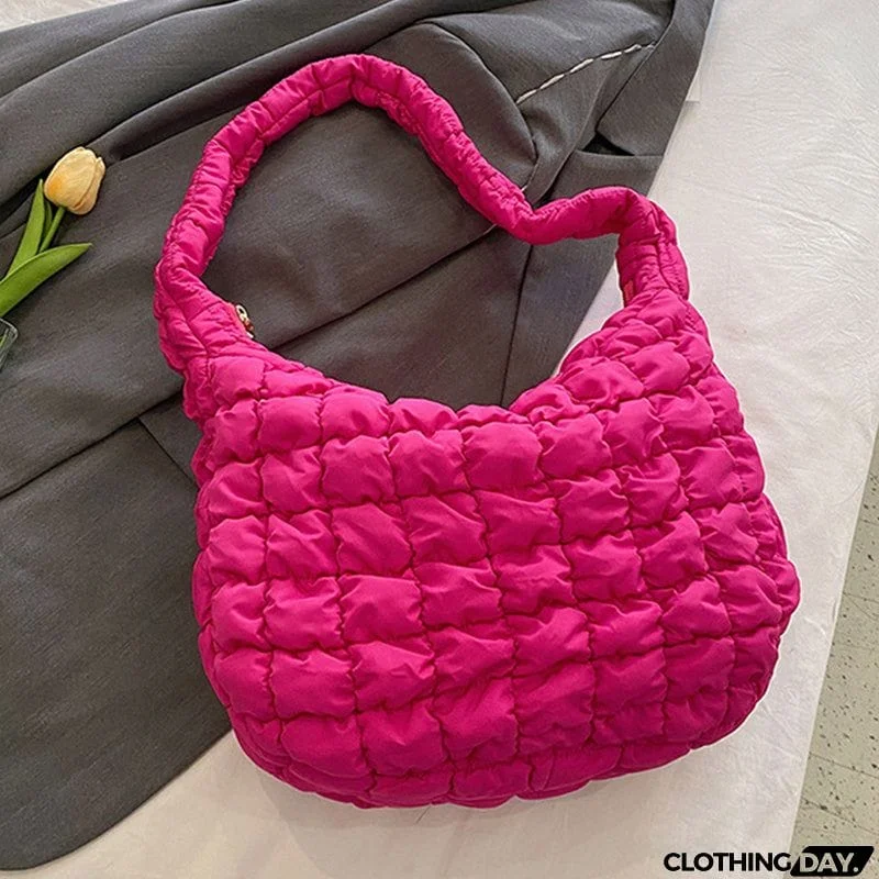 Casual Daily Solid Patchwork Zipper Bags