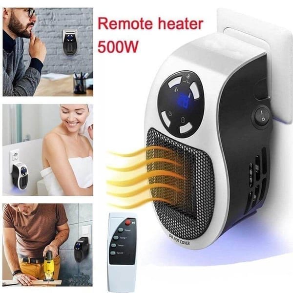 (🎅Early Christmas Hot Sale- 49% OFF) Wall Outlet Electric Heater-Buy 2 Free Shipping