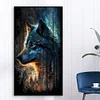 Diamond Painting -Full Round Drill Wolf(70*40 CM)
