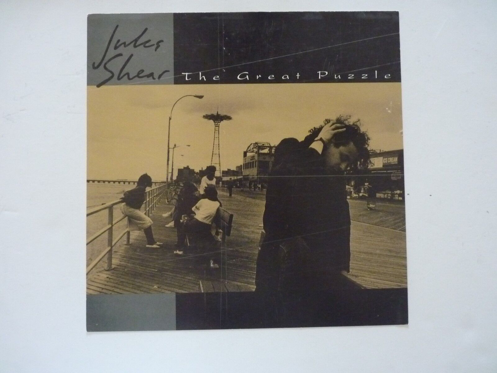 Jules Shear Great Puzzle LP Record Photo Poster painting Flat 12x12 Poster