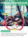 R1234YF Air Conditioner Gas Charging Hose with 1/2 Inch LH AC Recharge Hose