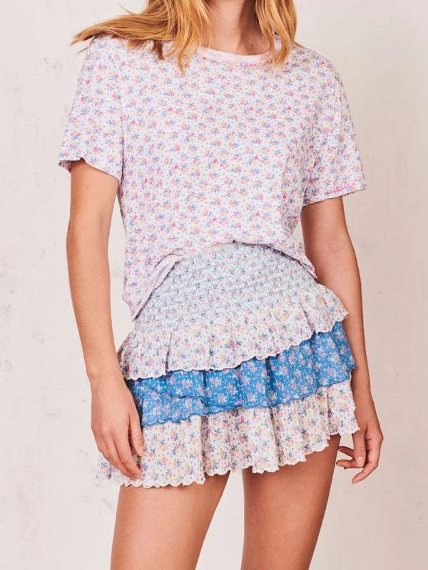 Floral cake skirt
