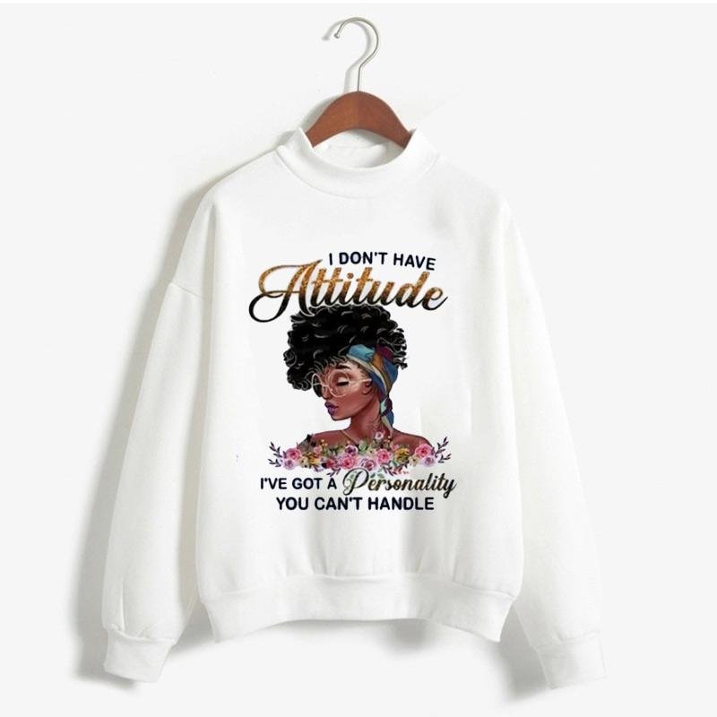 Queen Casual Print Crew Neck Sweatshirt-7