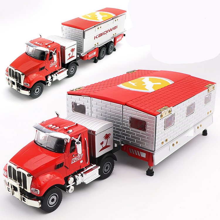 ToyTime 1:50 Alloy Luxury transformation RV car model deformation house car motor home car toy kids child baby gift Toy