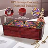 Mandala DIY Diamant Kunst Holz Aufbewahrungsbox Diamond Painting Aufbewahrungsbox