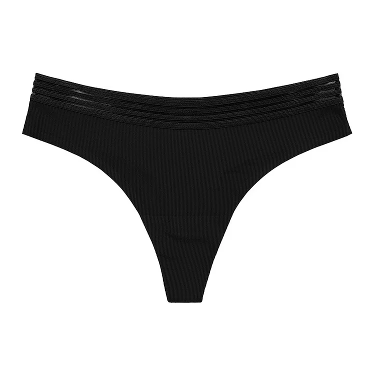 Etraceless T-pants Thread Pure Cotton Crotch Sexy Fun Lace Splicing Sports Yoga Underwear