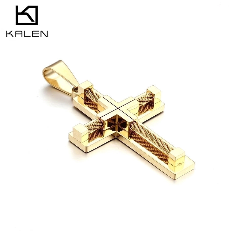 1 Piece Titanium Steel Plating Pendant