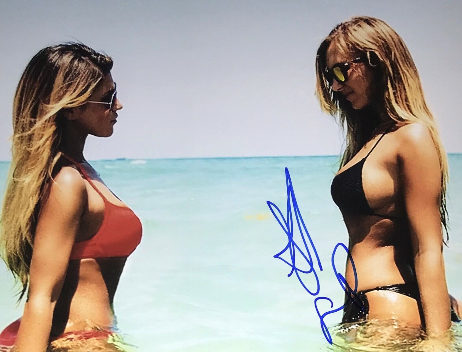 Niykee Heaton & Lauren Pisciotta Sexy Music Model Signed 8x10 Photo Poster painting COA N2