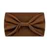 Stylish Plain Colors Elastic Knot Wide Hair Head Bands