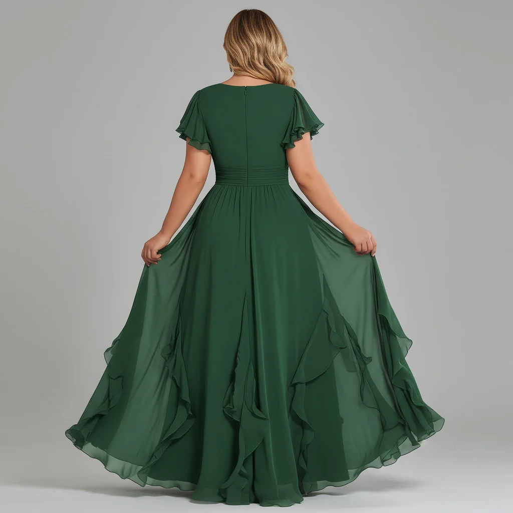 hunter green cocktail dresses Hunter Green Sequin Open Back Cocktail Dress – Modsele main image 0