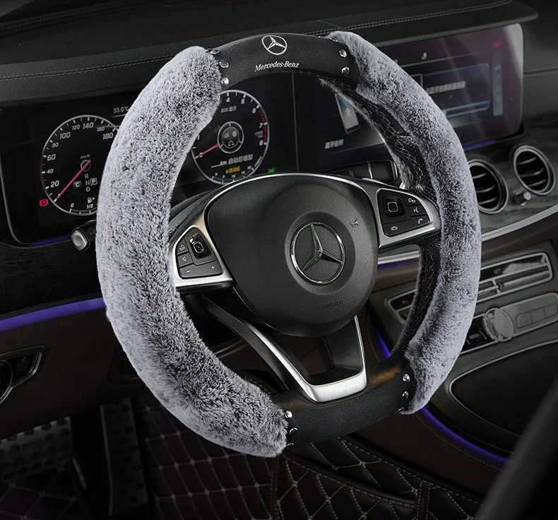 Car Plush Warm Steering Wheel Cover