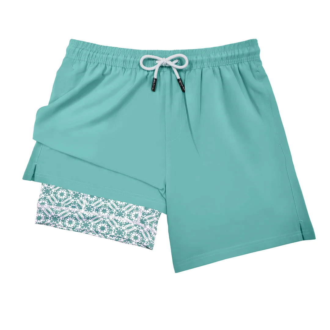 Men's Mint Swim Trunks