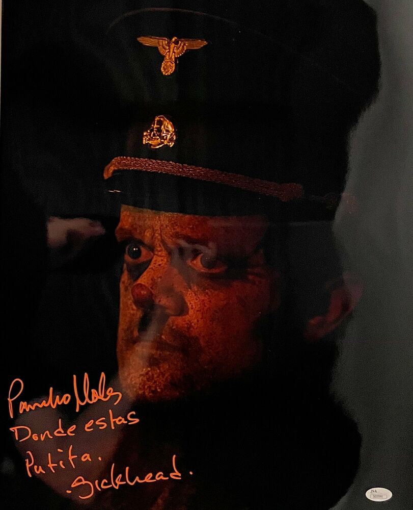 Pancho Moler Signed 16x20 Photo Poster painting 31 Horror Film Sick Head Autographed