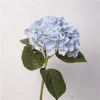 Real Touch Moisture Blue White Hydrangea Artificial Stem Flower