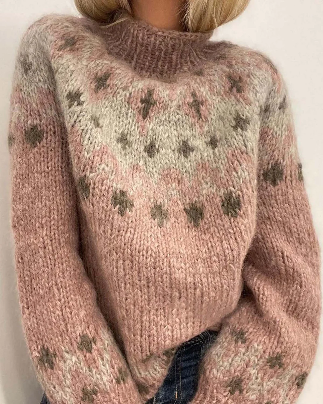 Casual Knit Sweater 853e