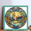 Lake-18CT Stamped Cross Stitch 25*25cm/9.84*9.84in tapestrymarket