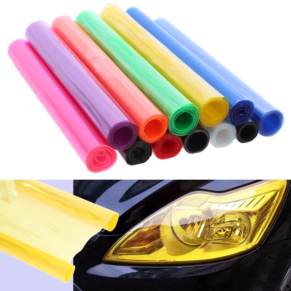 

Auto Car Smoke Fog Light Headlight Taillight Tint Vinyl Film Sheet Sticker, 亚光熏黑, 501 Original