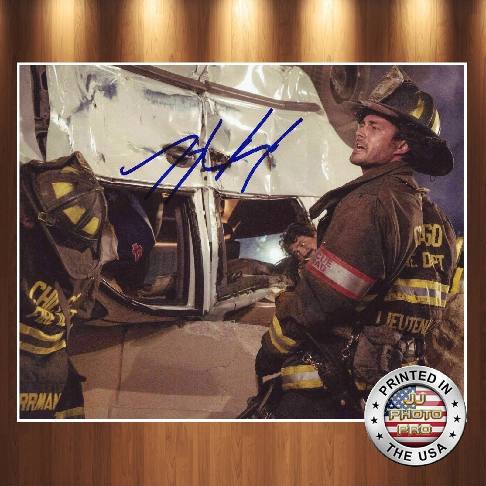 Taylor Kinney Autographed Signed 8x10 Photo Poster painting (Chicago Fire) REPRINT