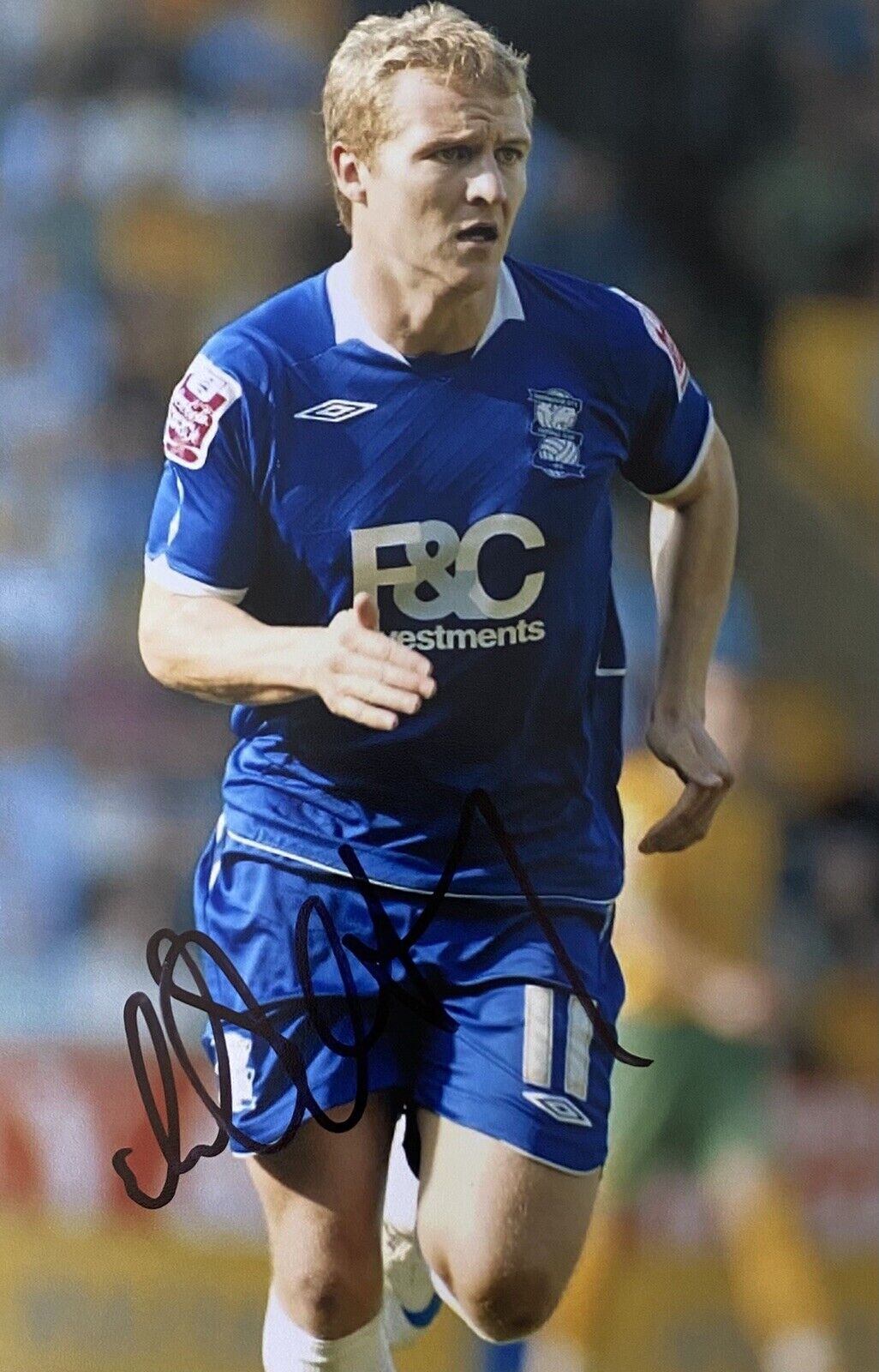 Gary McSheffrey Genuine Hand Signed Birmingham City 6X4 Photo Poster painting