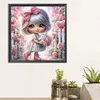 Diamond Painting-DIY Full Round Drill Cute Girl