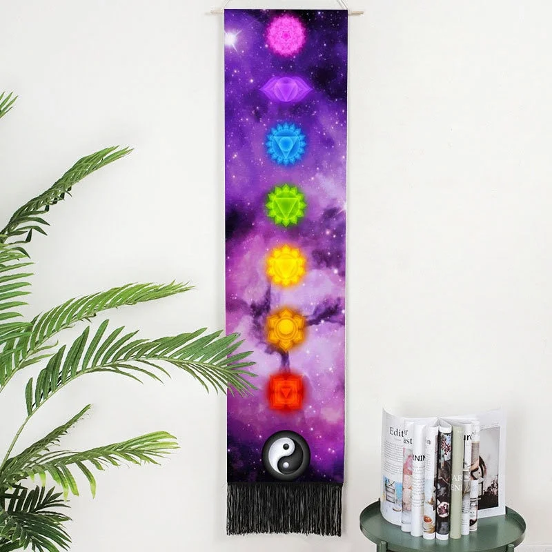 Tarot Devil Eye Wall Hanging Phase Tapestry Bohemia Mandala Tassel Tapestry Boho Hippie Art Tapestries For Bedroom Office Decor