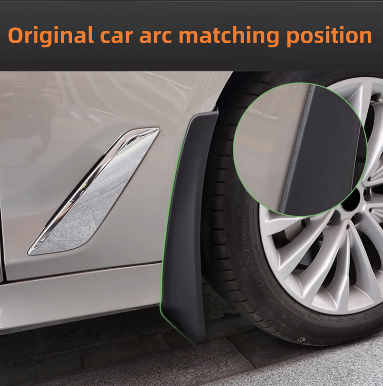 Car logo anti-sand protection car paint fender (4PCS)