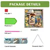 (US Local)Acrylic DIY Boots Hanging Diamond Art Kits Wall Door Decoration)